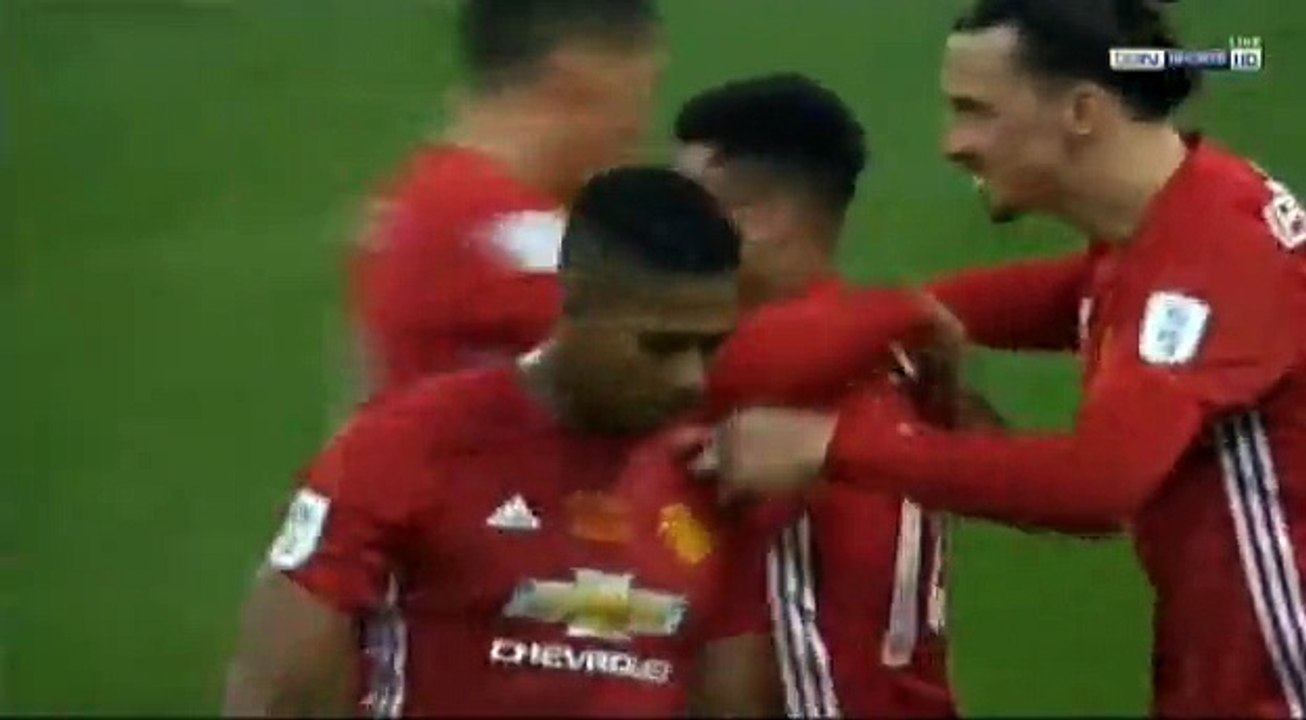 Jesse Lingard Goal Manchester United 2 - 0 Southampton EFL Cup 26-2-2017