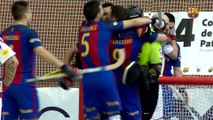 Las declaraciones de los jugadores del FC Barcelona después de ganar la Copa del Rey de hockey patines