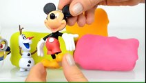 LEARN SIZES with Play Doh Surprise Eggs Frozen Peppa Pig Pocoyo Minions Toy Surprises