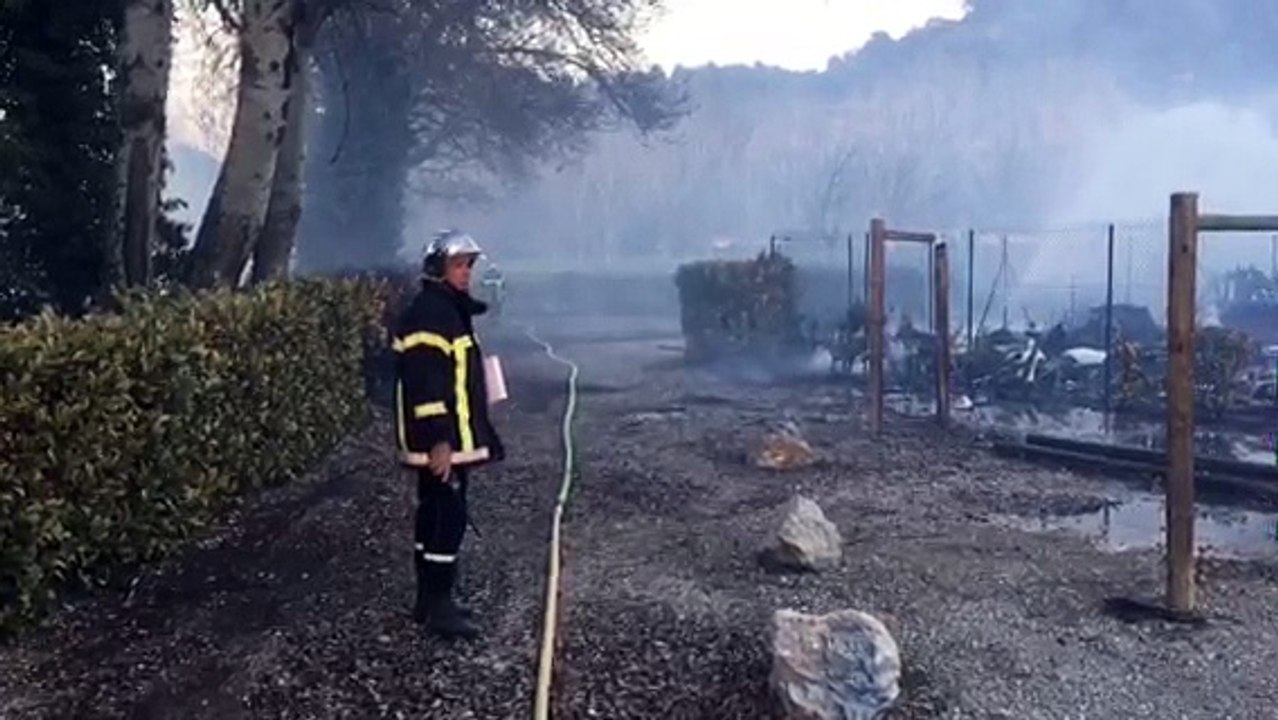 Incendie à Valensole : l'intervention des pompiers pour maîtriser les flammes