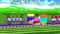 ABC Alphabets On Train | Songs A to Z for Children | 3D Animation Toys For Pre School Babies