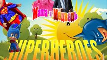 Мисс Кэти и мистер Макс семья пальчиков на русском Маша и Медведь супергерои песенка для детей 2016
