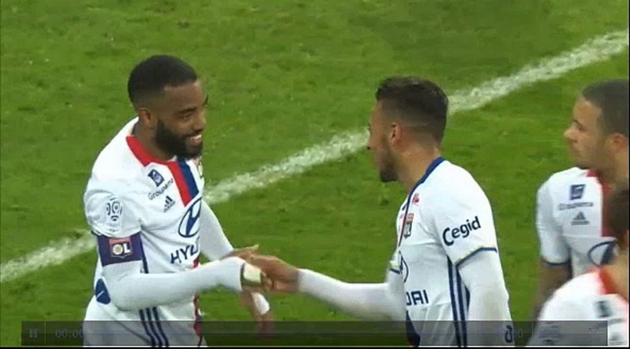 Lacazette Goal  Lyon vs Metz 4-0