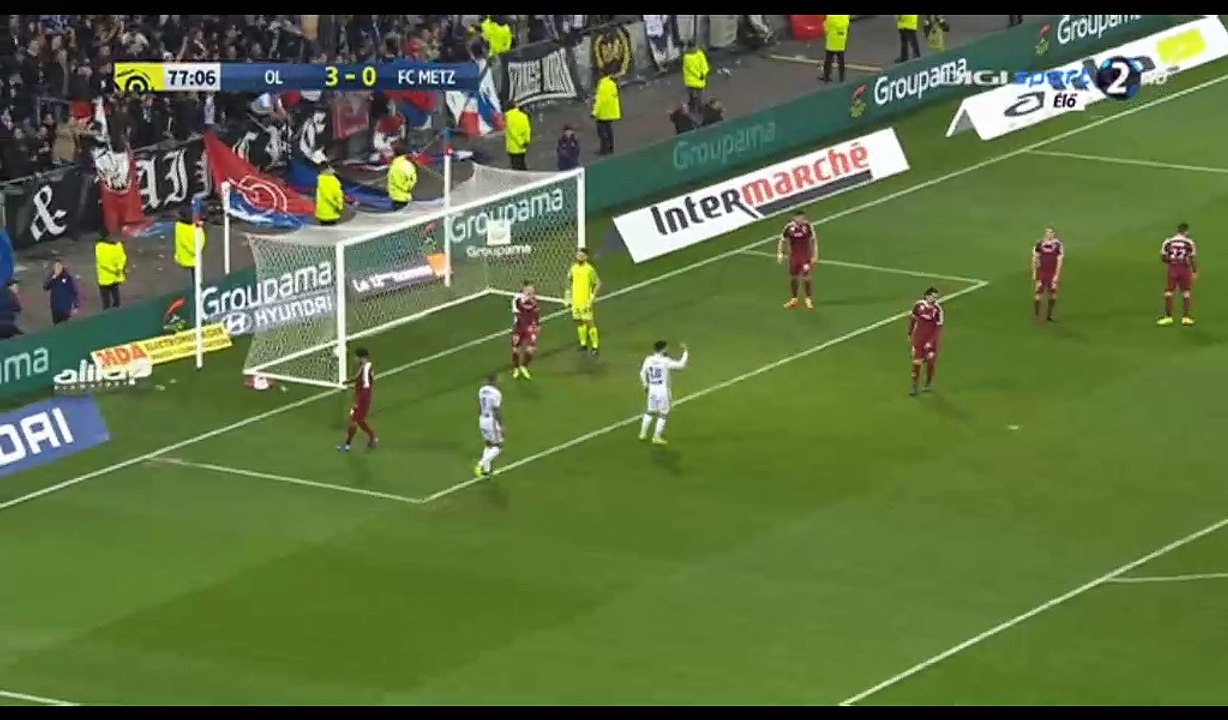 Alexandre Lacazette Goal HD - Lyon 4-0 Metz - 26.02.2017