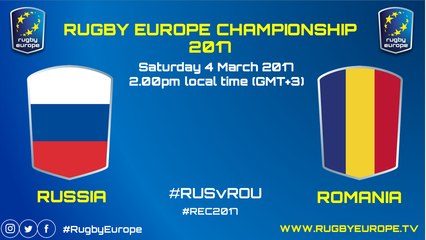 RUSSIA / ROMANIA - RUGBY EUROPE CHAMPIONSHIP 2017