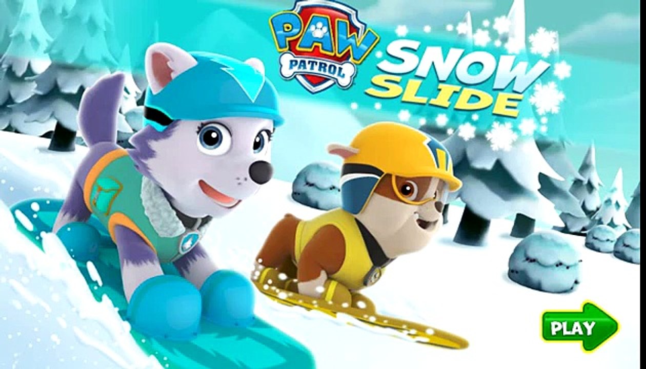 La pata de la Patrulla Tobogán de Nieve Episodios Completos en inglés Episodios Nuevos Juegos de dibujos animados de la Película de la Pata de la Patrulla