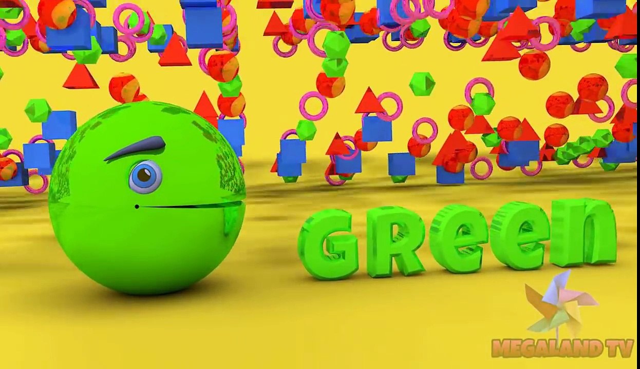 Learn Colors With Pacman For Kids Toddlers - Funny Video For Kids