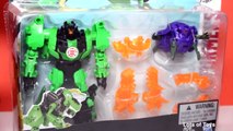 Grimlock vs Decepticon Back Transformers Robots in Disguise Toy Review Lots of Toys