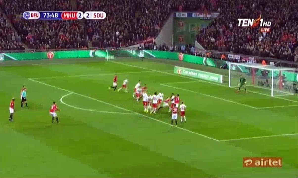 Zlatan Ibrahimovic Fantastic Back-Pass to Pogba HD - Manchester United 2-2 Southampton - 26.02.2017 HD