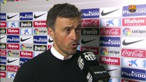 Luis Enrique: “Es una victoria que nos refuerza la moral”