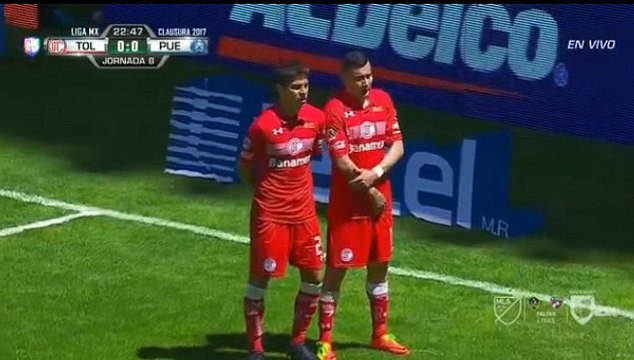 Pablo Miguez Goal HD - Toluca	0-1	Puebla 26.02.2017