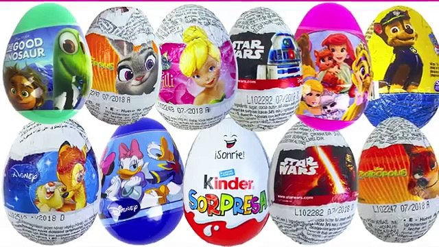 KINDER SURPRISE EIEREN VAN DISNEY PAW PATROL MARSHALL CHASE SKYE RUBBLE SPEELGOED FILMPJES