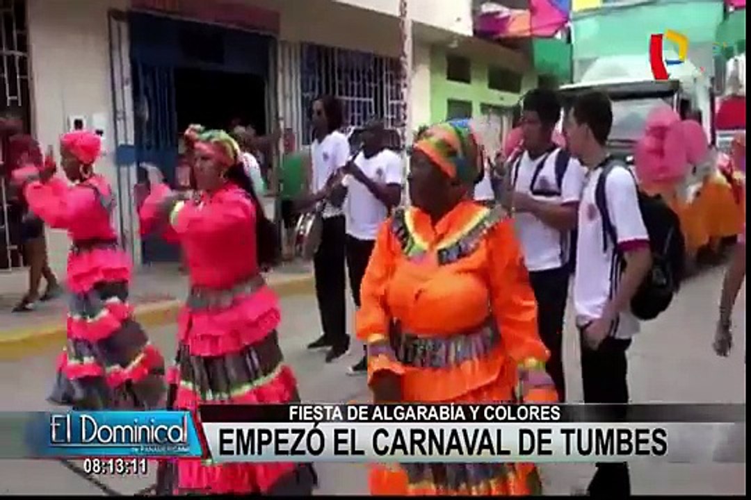 Tumbes celebró carnaval internacional con delegaciones de Ecuador, Colombia y Panamá