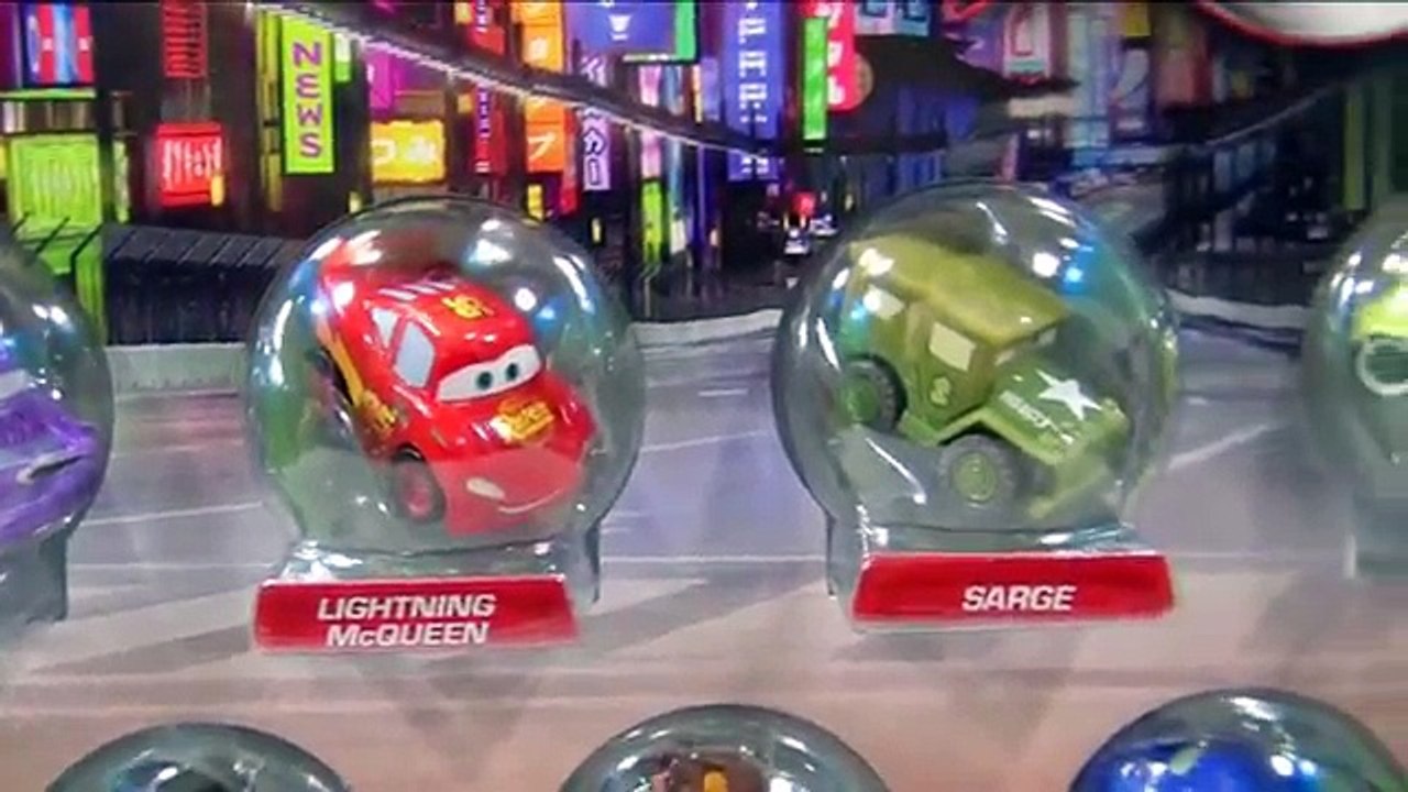 Micro Drifters Multi Car Launcher Cars 2 World Grand Prix Snot Rod, Rip Clutchgoneski Disn