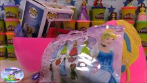 RAPUNZEL Disney Princess GIANT Play Doh Surprise Egg TANGLED Palace Pets Shopkins Magiclip