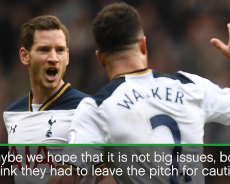 Vertonghen, Alderweireld injuries not big - Pochettino