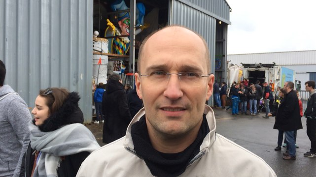 Première visite des chars du carnaval 2017