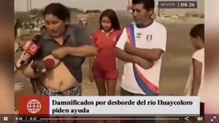 Reporter speechless after woman begins breastfeeding a PIG live on television