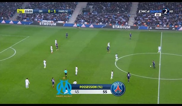 Edinson Cavani Goal HD - Marseille 0-2 PSG - 26.02.2017