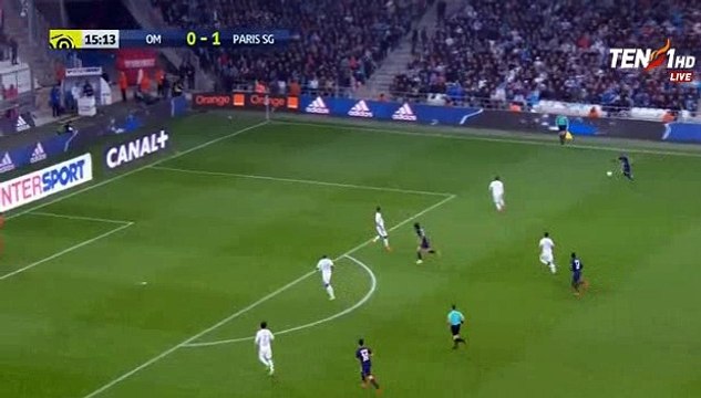Edinson Cavani Amazing Goal HD - Olympique Marseille 0-2 PSG 26.02.2017