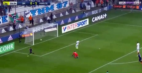 But de Edinson Cavani Goal - Marseille 0-2 PSG - 26.02.2017 ᴴᴰ