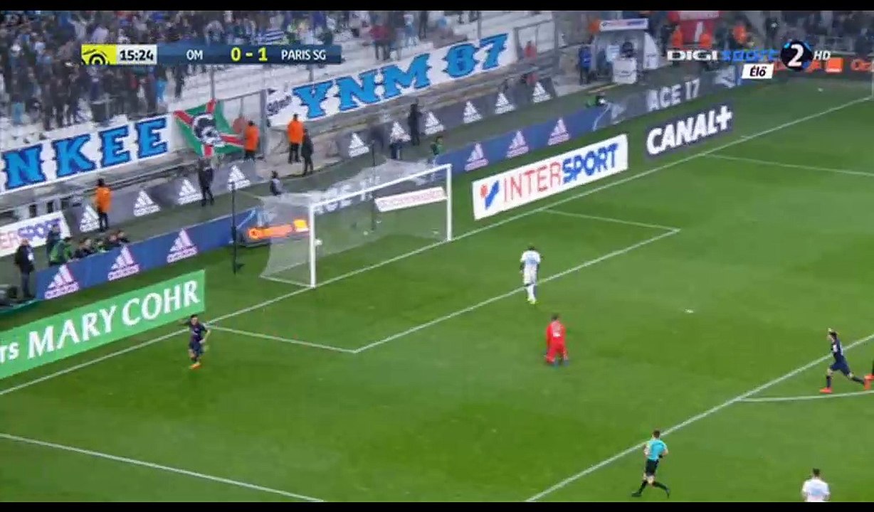 Edinson Cavani Goal HD - Marseille 0-2 PSG - 26.02.2017