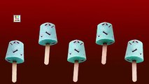 The Finger Family Frozen Mallow Pops #4 Family Nursery Rhyme | Ice Cream Daddy Finger Song