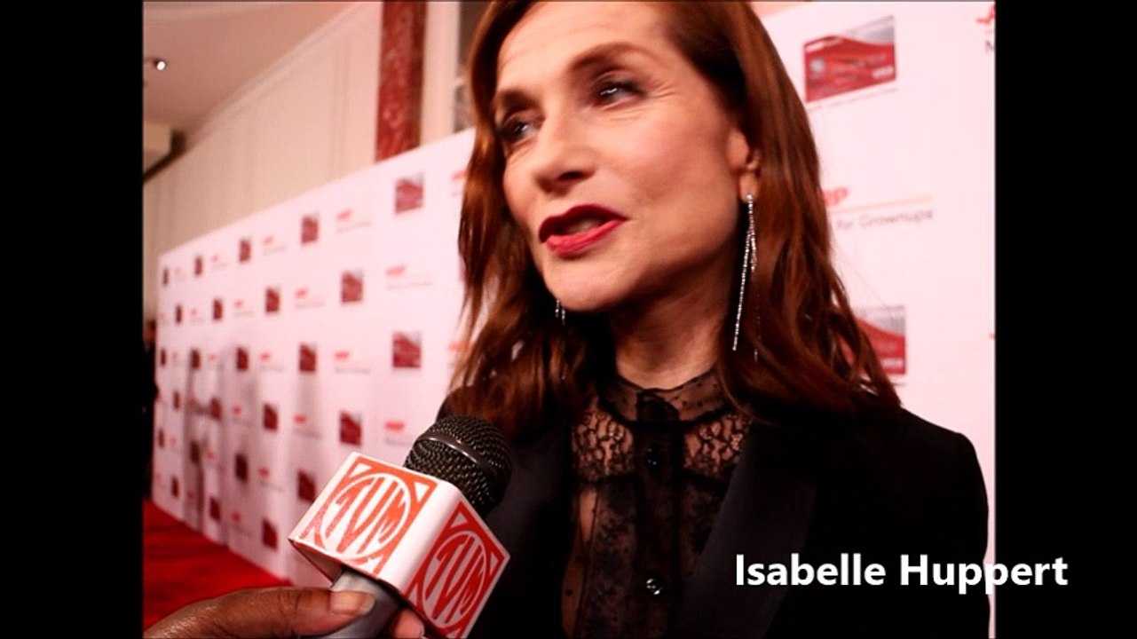 Isabelle Huppert of Elle at 2017 Grown Up Awards