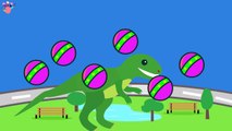 Учим цвета для самых маленьких детей, учим цвета мультфильм динозавров короткометражный фильм