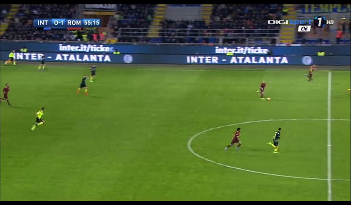 Radja Nainggolan Goal HD - Inter 0-2 AS Roma - 26.02.2017