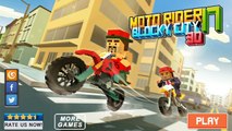 Moto Rider 3D: Blocky City 17 - Android Gameplay HD