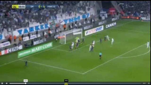 Fanni Goal - Marseille vs Paris Saint Germain 1-4 26.02.2017 (HD)