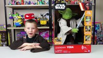 Star Wars Legendary Yoda The Force Awakens Toy for Kids Review by Kinder Playtime