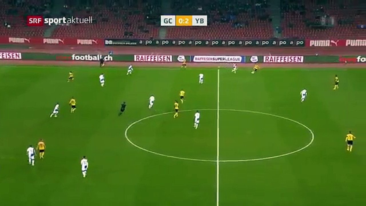 Grasshoppers 1:2 Young Boys (Swiss Super League 25 February 2017)