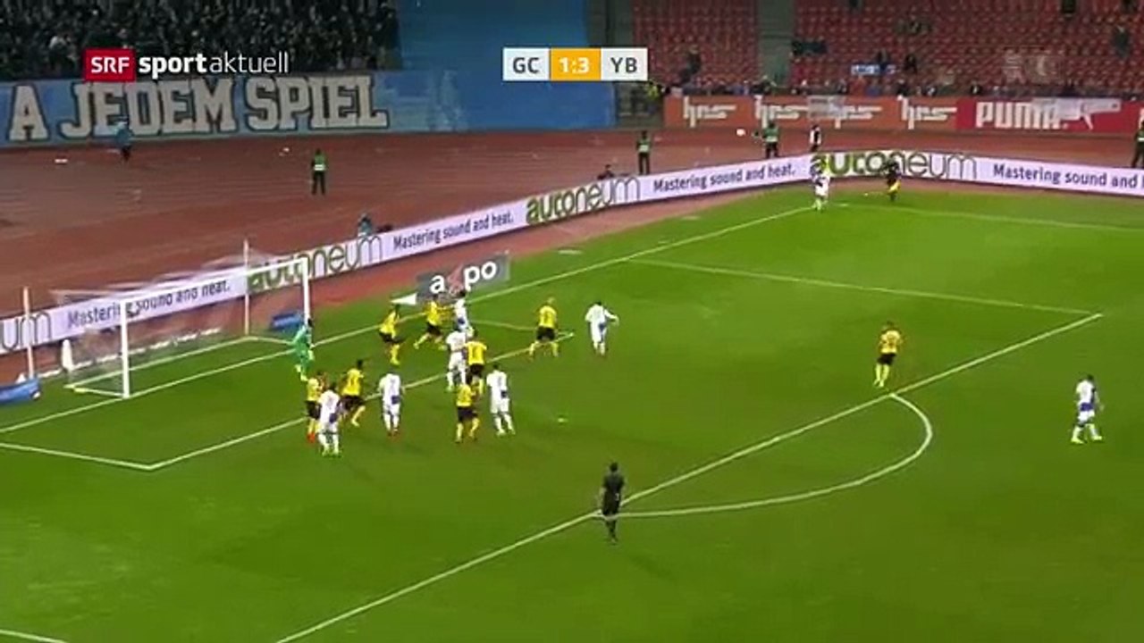 Grasshoppers 2:3 Young Boys (Swiss Super League 25 February 2017)