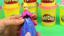 Play Doh Disney Princess Cinderella Princess Anna Princess Merida Playdough Dress Magiclip Dolls