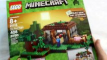 LEGO MINECRAFT!! [PART 1] Set 21115 THE FIRST NIGHT - Time-Lapse Build, Unboxing, Kids Toys-dTz5