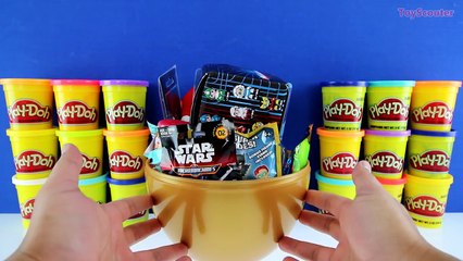 GIANT MEGA MAN Surprise Egg Play Doh - Capcom Video Game Toys Minecraft Transformers Avengers