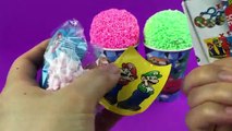 Play foam ICE CREAM, Surprise Eggs, Super Mario, Anpanman アンパンマン Baikinman ばいきんまん Dokin-chan ドキンちゃん