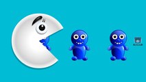 Learn Colours with Doll Toys Pacman Cartoon - Learn Colors for Toddlers - Fun Educational Videos