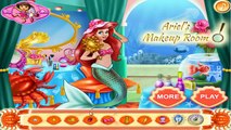 Mermaid Ariel and Princess Anna Dressing Room - Cartoon Game for Kids - Disney Princesses