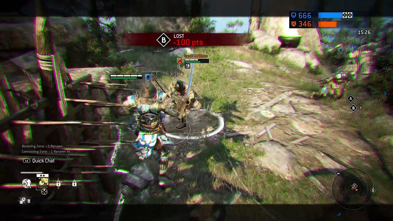Massacre while holding point in dominion