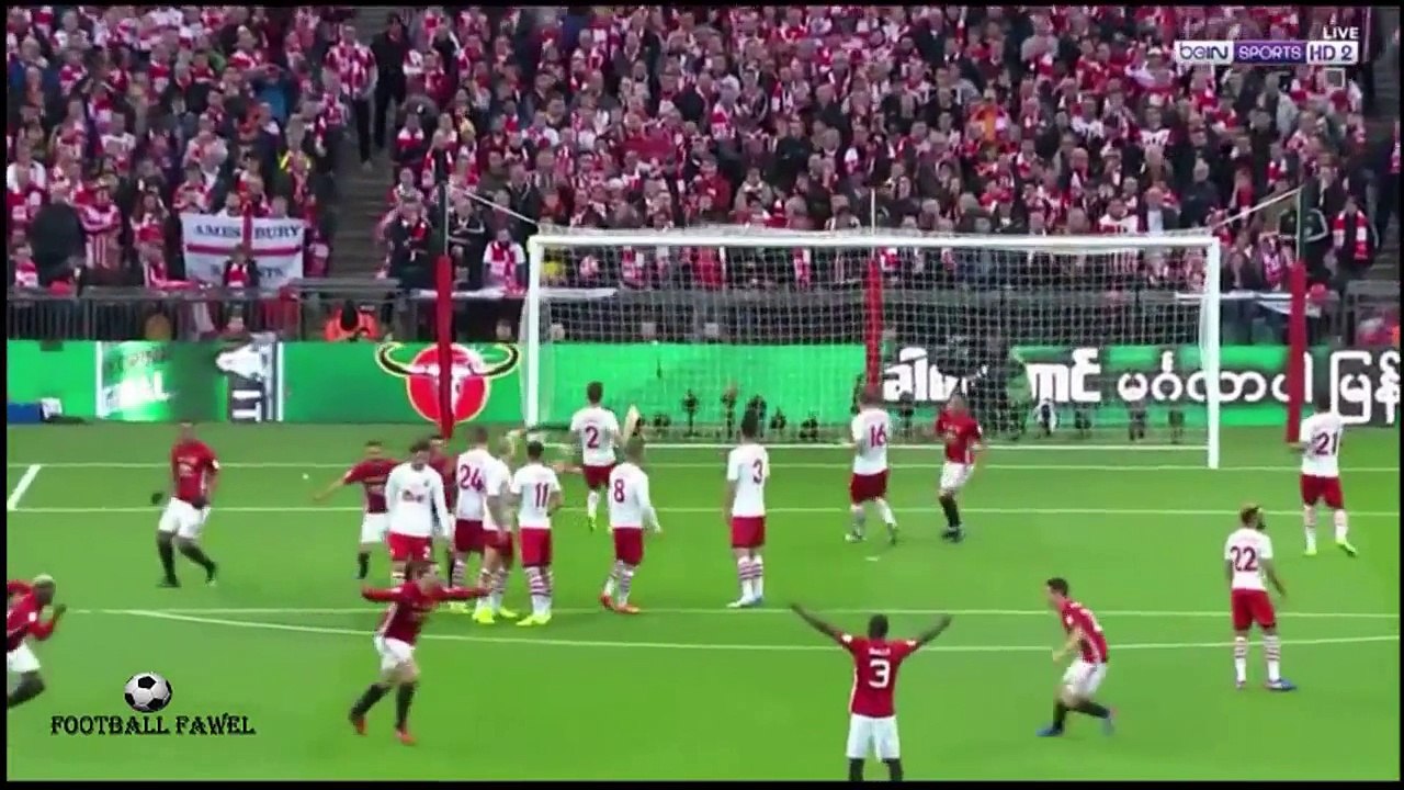 اهداف مانشستر يونايتد وساوثهامتون [3-2] تعليق الشوالى [كاملة] 26-2-2017 - كأس الرابطة الانجليزية