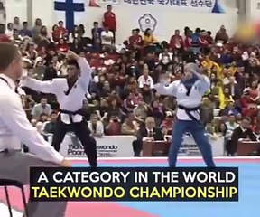 See how dangerous is this Muslim girl (Taekwondo)