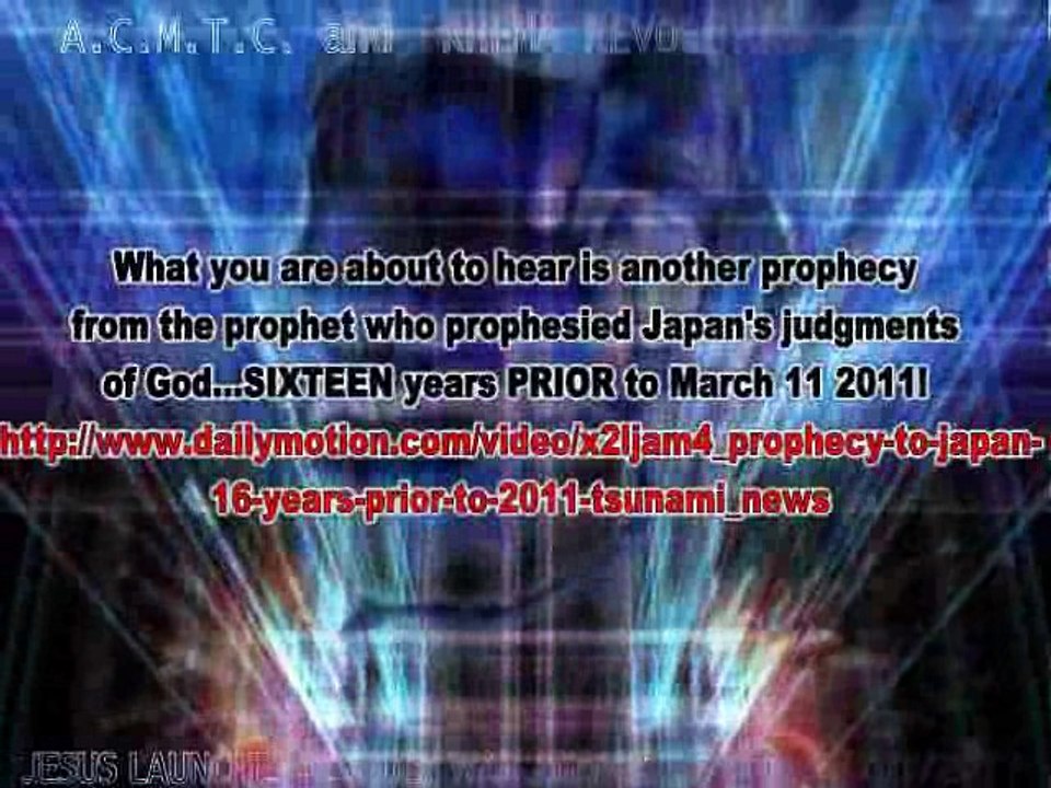 2017 New Year's Prophecy Jan 01 2017 "God's Holy War Launched"