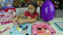 FROZEN ELSA & ANNA AQUABEADS Activity   Huge Surprise Egg Opening Disney Junior Toys Review