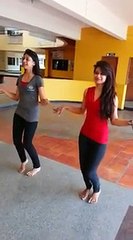 Two Indian Girls dancing On bllywood song