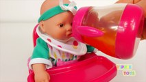 Baby Doll Potty Training Eating and Pooping Ice Cream Video for Children