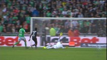 Rodelin scored a crucial goal as Caen won against Saint-Etienne