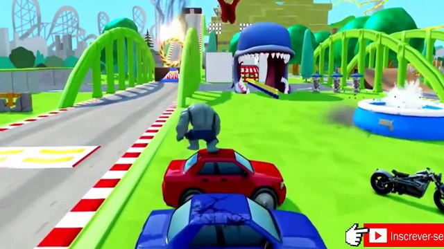 Человек Паук Рисунок ХАЛК против СЕРОГО ХАЛКА смешные Гонки с Молния Маккуин